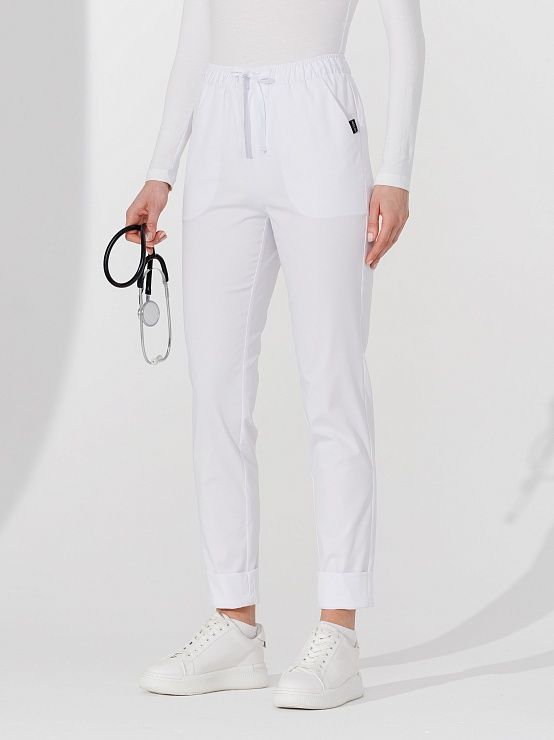Женские медицинские брюки CWP-8 (белый)
