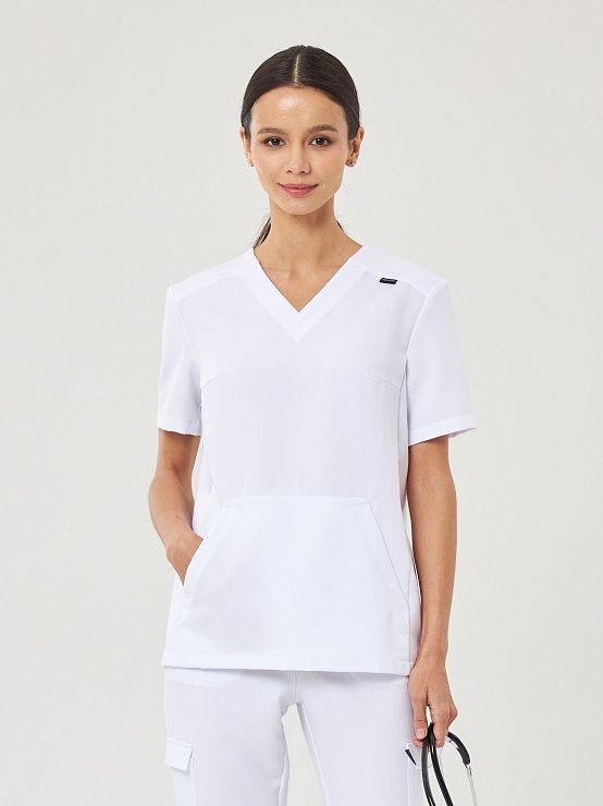 Женская медицинская рубашка AWT-21 (белый)