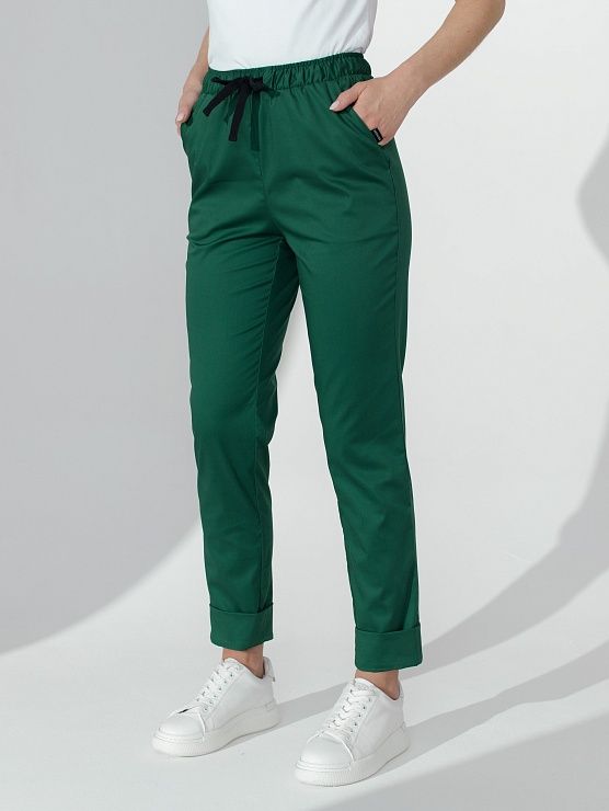 Женские медицинские брюки CWP-8 (зелёный)