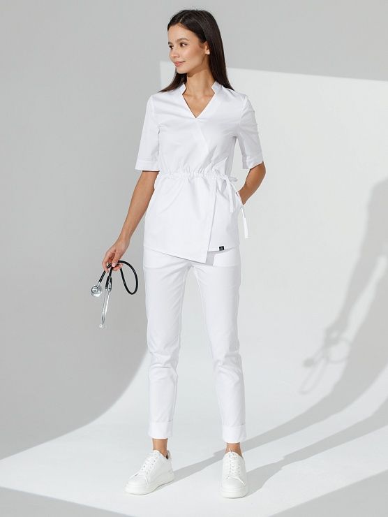 Женский медицинский костюм WT-11-WP-8 (белый)