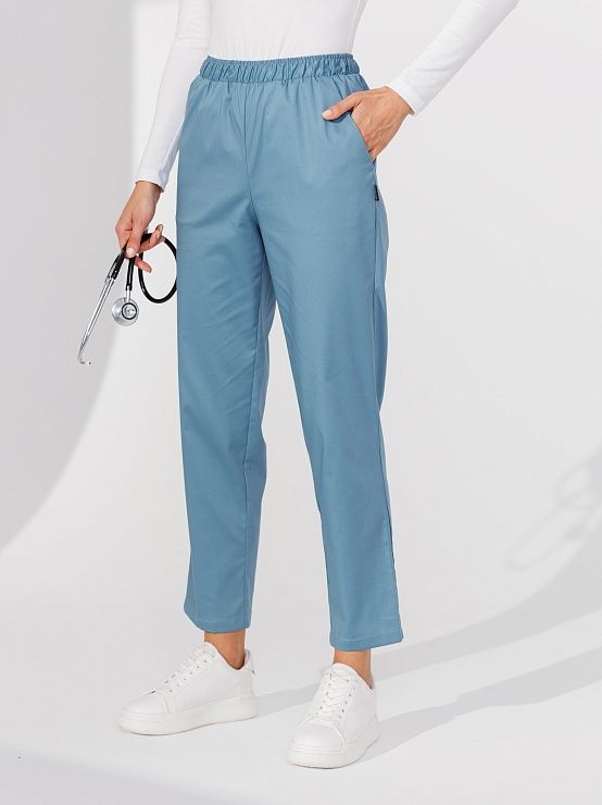 Женские медицинские брюки CWP-3 (серо-голубой)