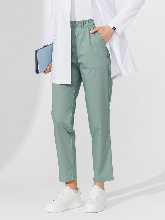 Женские медицинские брюки CWP-3 (серо-зеленый)