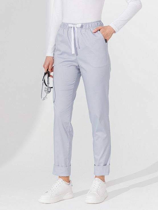Женские медицинские брюки CWP-8 (светло-серый)