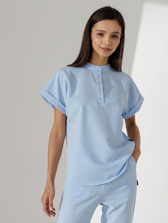 Рубашка медицинская SWT-4N (голубой)