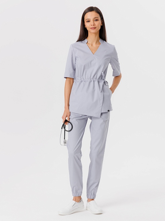 Женский медицинский костюм WT-11-WJ-1 (светло-серый)