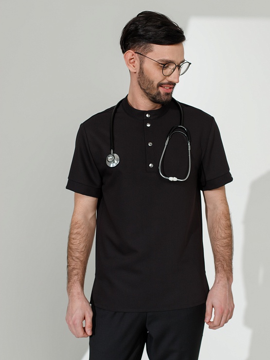 Рубашка медицинская AMT-2 (черный)