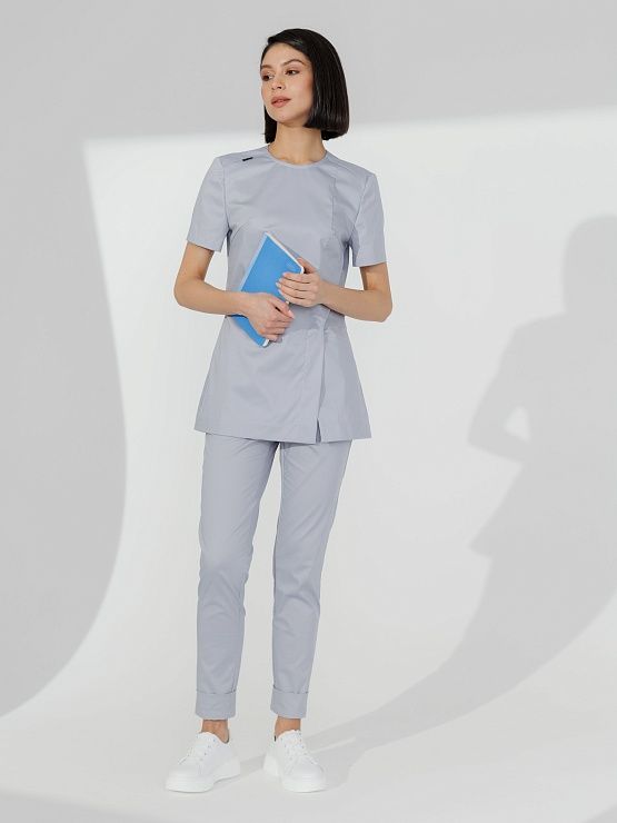 Женский медицинский костюм WT-17-WP-8 (светло-серый)